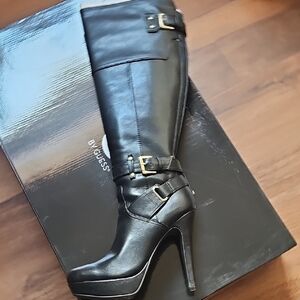 Guess Women's Black Knee-High Boots